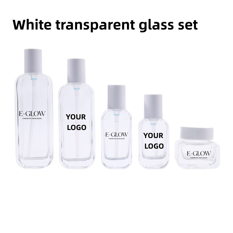 Luxury Skincare & Spa Photos - 【로고 맞춤 제작】1개 고급 투명 유리