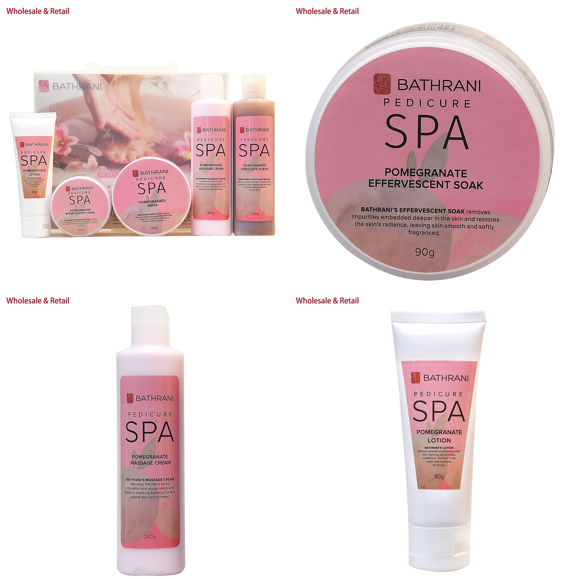 Luxury Skincare And Spa - 스파 페디큐어 키트 5단계 발 피부