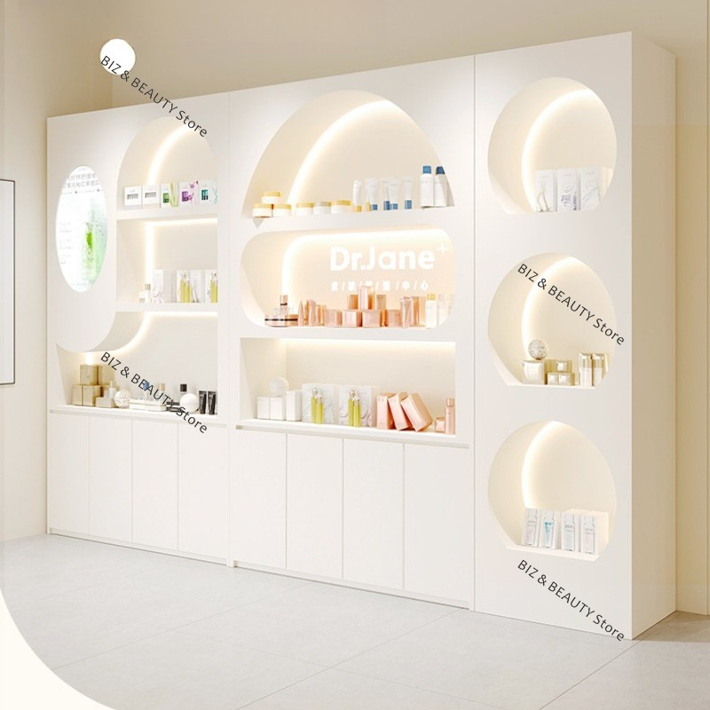 럭셔리 하이엔드 화장품 진열장 - 우아한 스킨케어 &  - Luxury Skincare Display 리뷰 및 가격