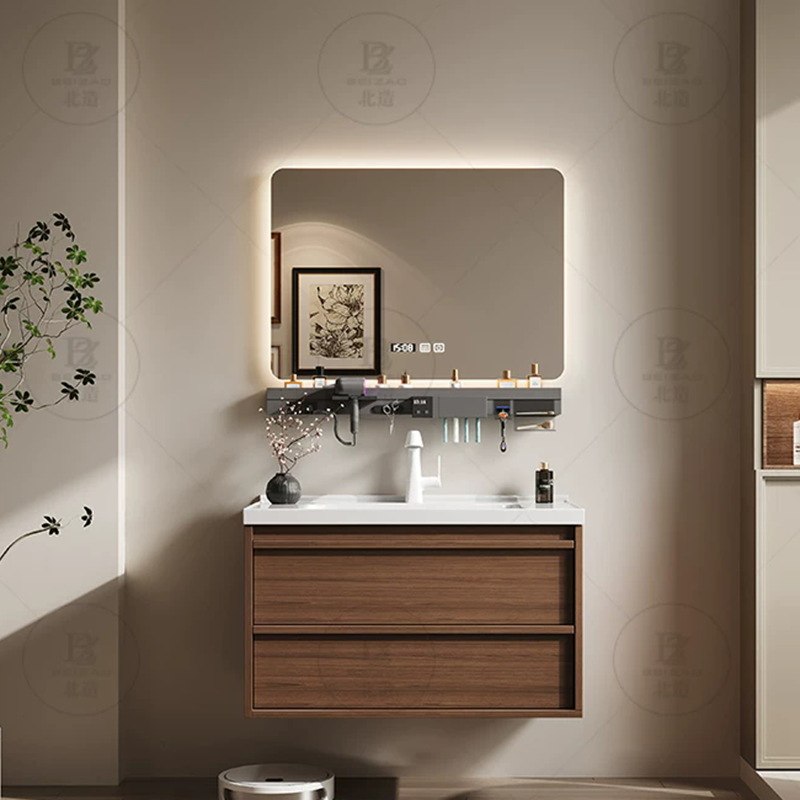 고급 원목 찬장 서랍 거울 종이 스킨케어 현대식 칸막이 - Luxury Skincare Display 리뷰 및 가격