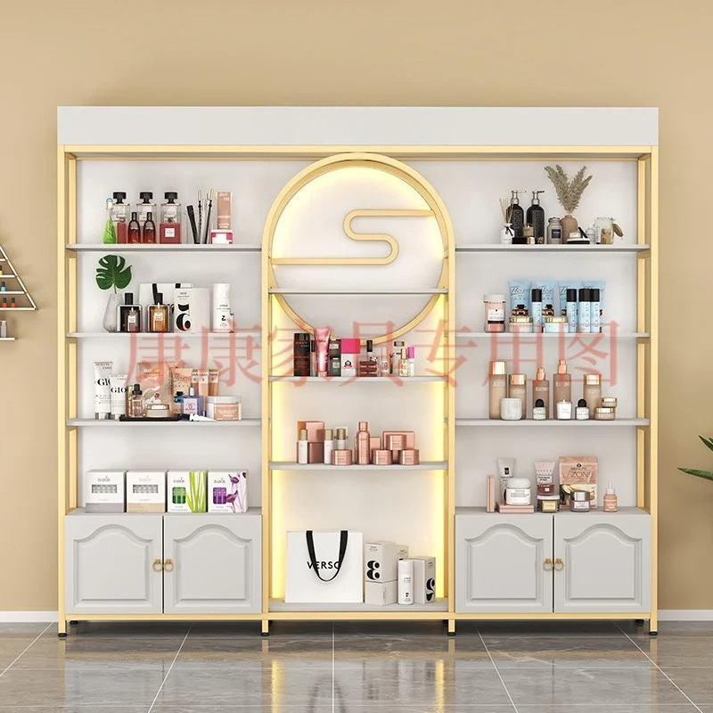 모던 럭셔리 화장품 진열장 북유럽 스타일 뷰티 살롱 스 - Luxury Skincare Display 리뷰 및 가격