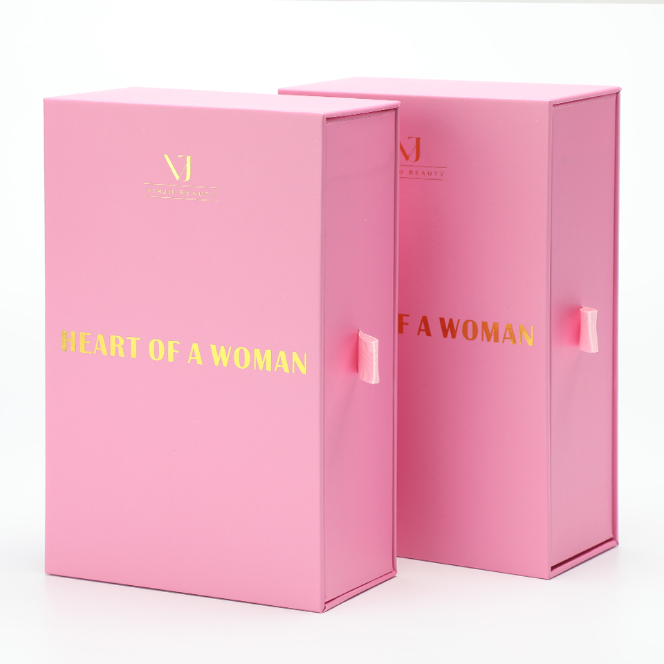 맞춤형 고급 핑크 종이 폼 내장 자석 개폐 스킨케어 향 - Luxury Skincare Gift Box 리뷰 및 가격