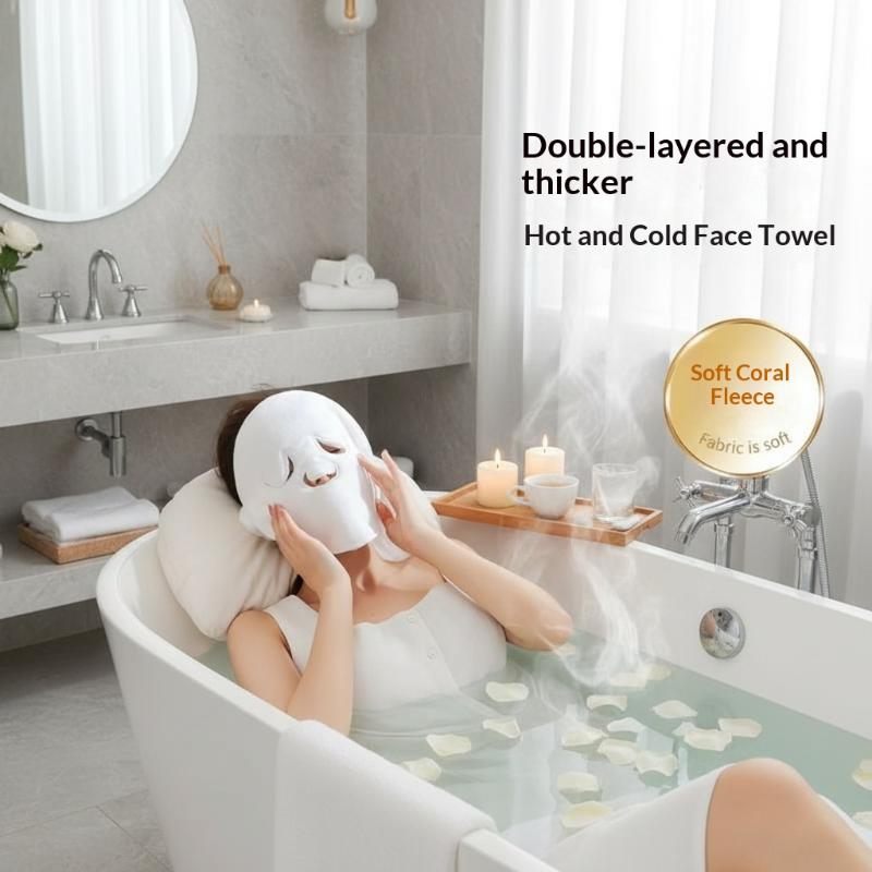 재사용 가능한 온냉 압축 페이스 마스크 타월 고급 부드 - Luxury Skincare And Spa 리뷰 및 가격
