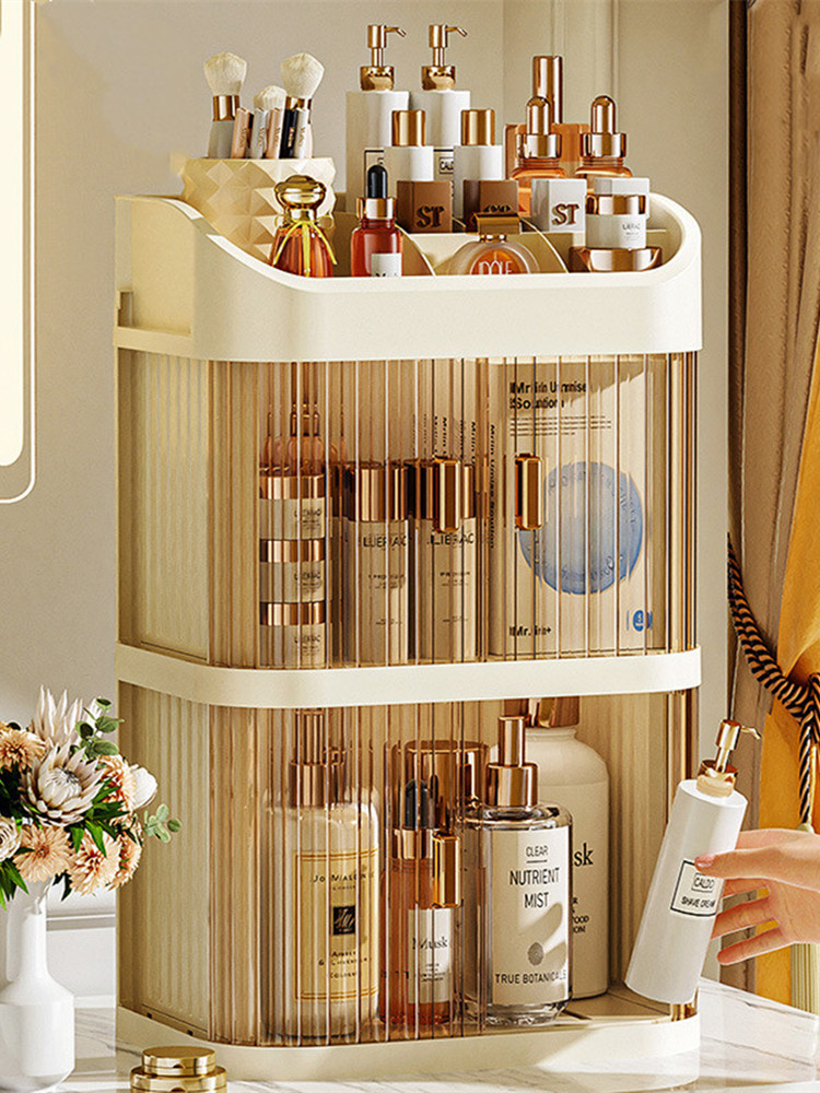 화장품 보관함, 데스크탑 메이크업 정리함, 방진 럭셔리 - Luxury Skincare Gift Box 리뷰 및 가격