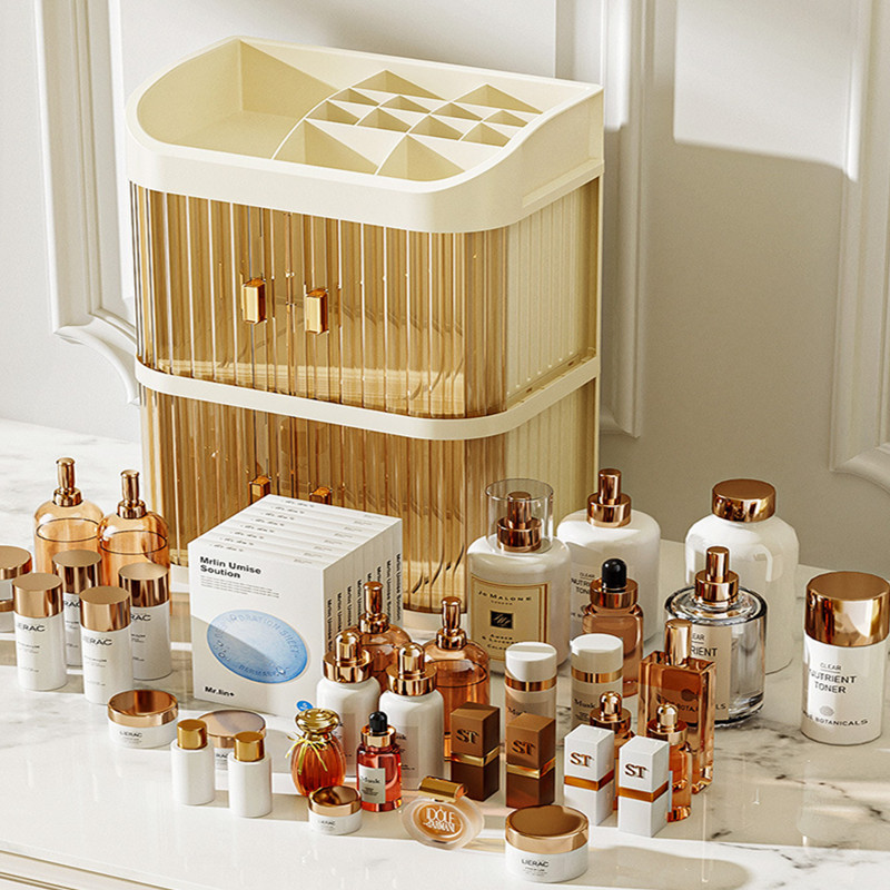 화장품 보관함, 데스크탑 메이크업 정리함, 방진 럭셔리 - Luxury Skincare Gift Box 리뷰 및 가격
