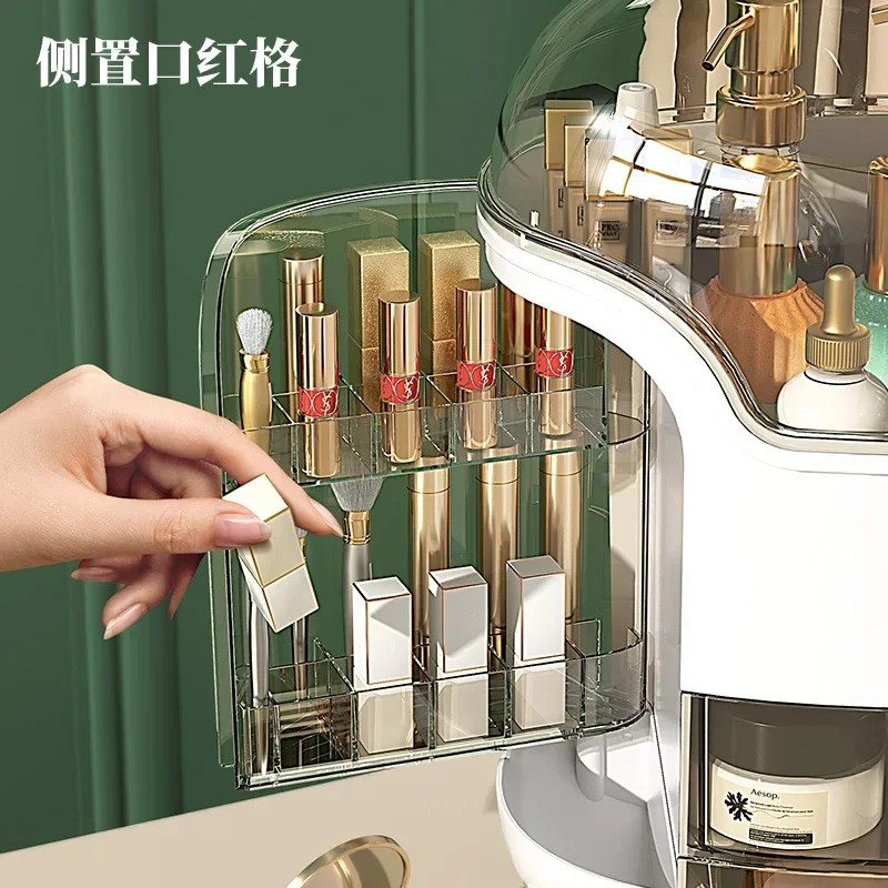 화장품 수납함 고급 데스크탑 대용량 방진 랙 수납 스킨 - Luxury Skincare & Spa Photos 리뷰 및 가격